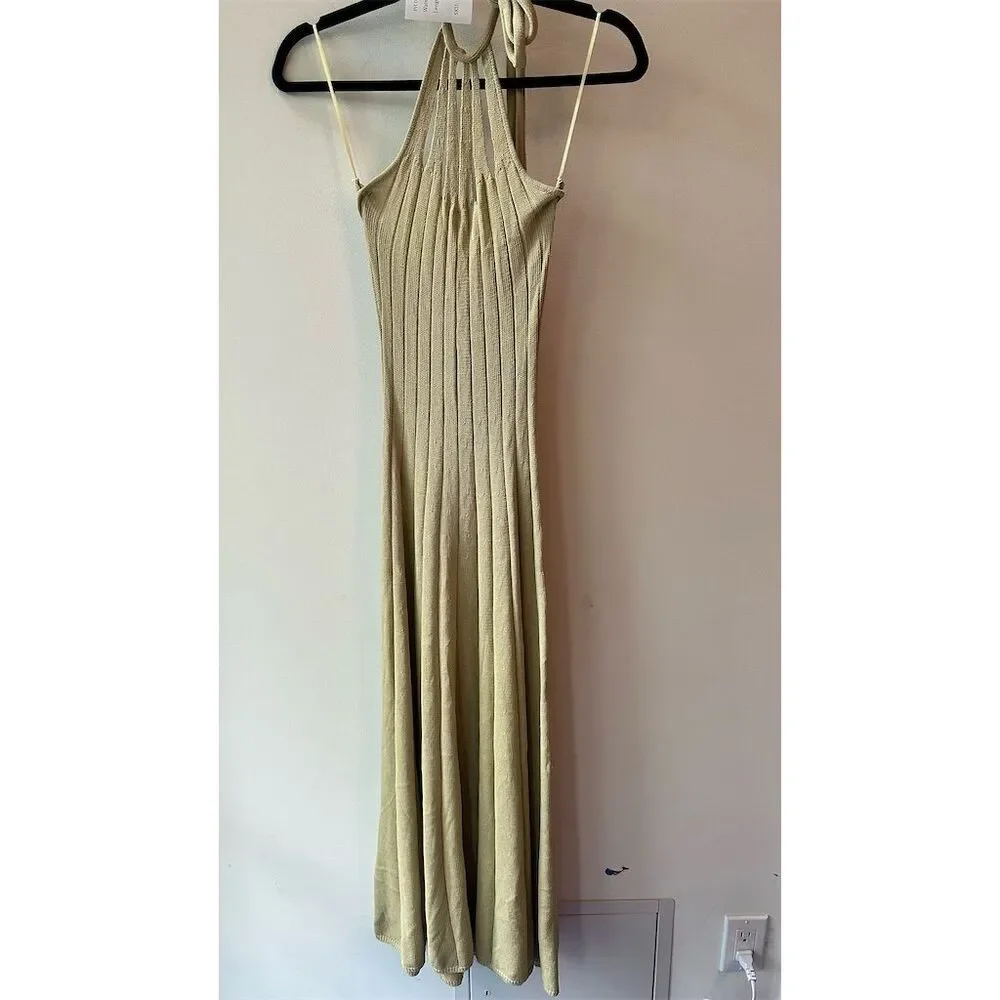 cult gaia | Dresses | Cult Gaia Sage Halterneck Knit Dress Long Greenyellow Size S 28 | Poshmark cult gaia | Dresses | Cult Gaia Sage Halterneck Knit Dress Long Greenyellow Size S 28 | Poshmark